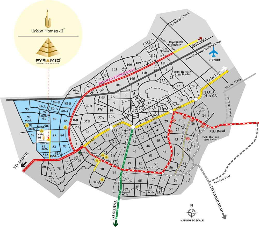 Pyramid Urban Homes 2 Location Map