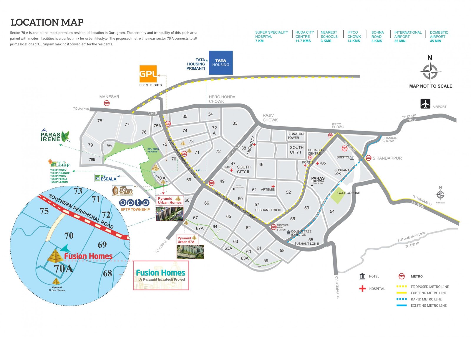 Pyramid Fusion Homes Location Map