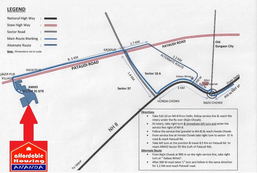 ROF Ananda Location Map