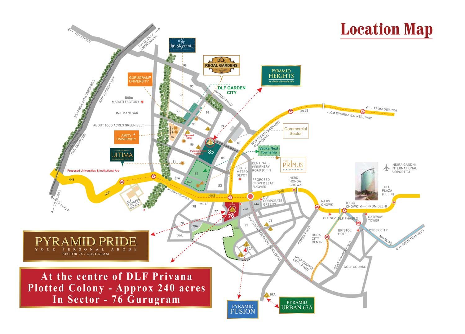 Pyramid Pride Location Map