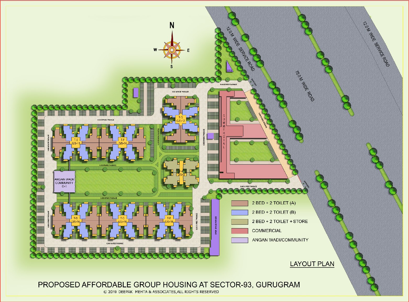 MRG Bazaar 93 Site Plan