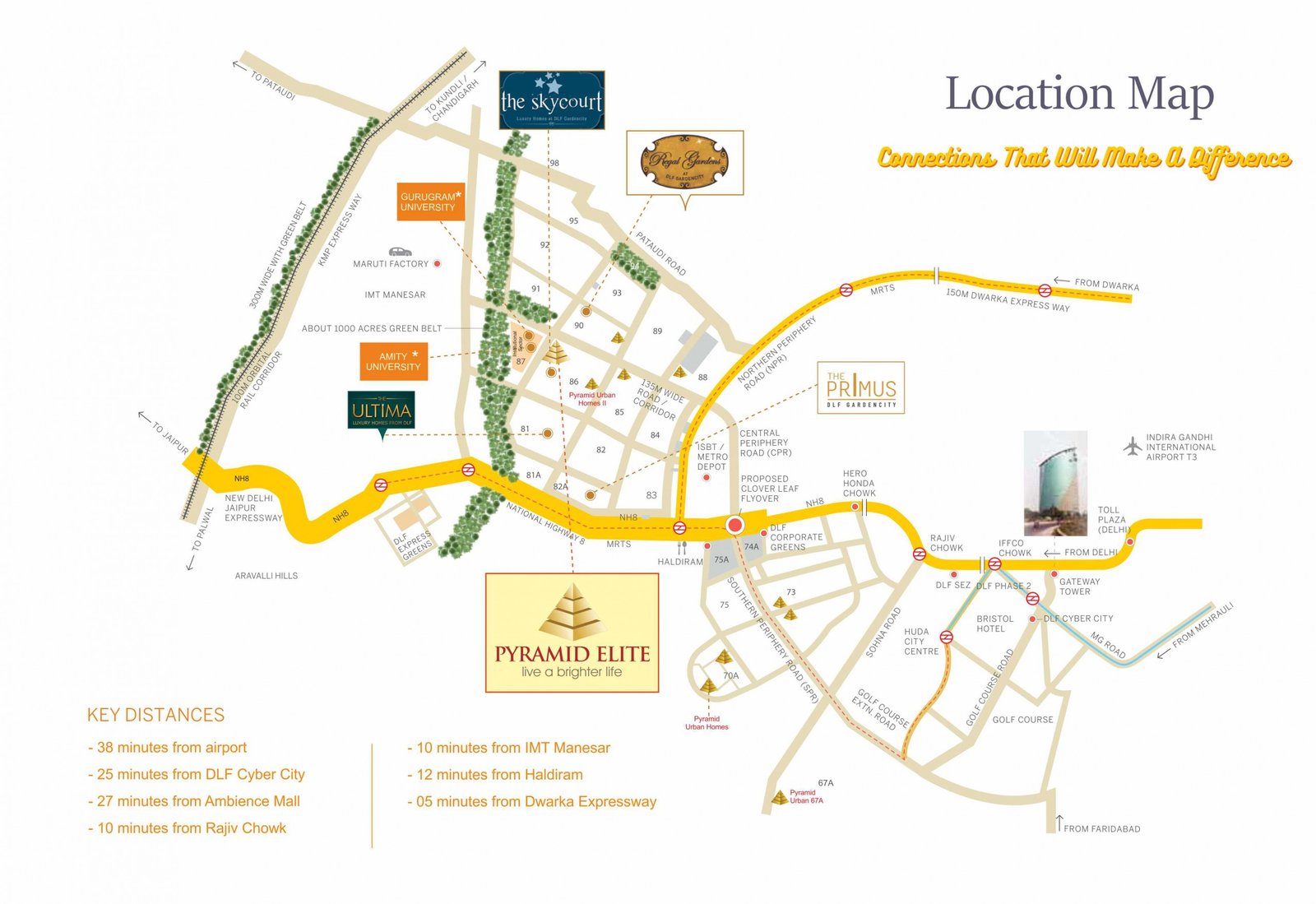 Pyramid Elite Location Map