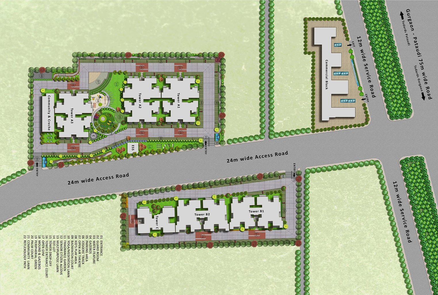 MRG Bazaar 89 Site Plan