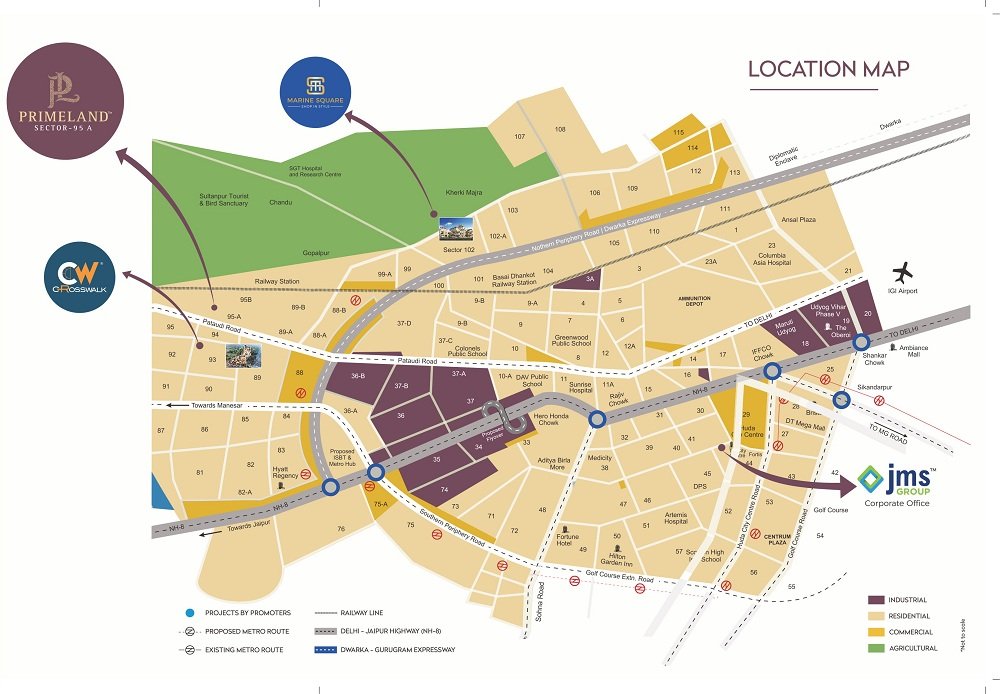 JMS Primeland Location Map