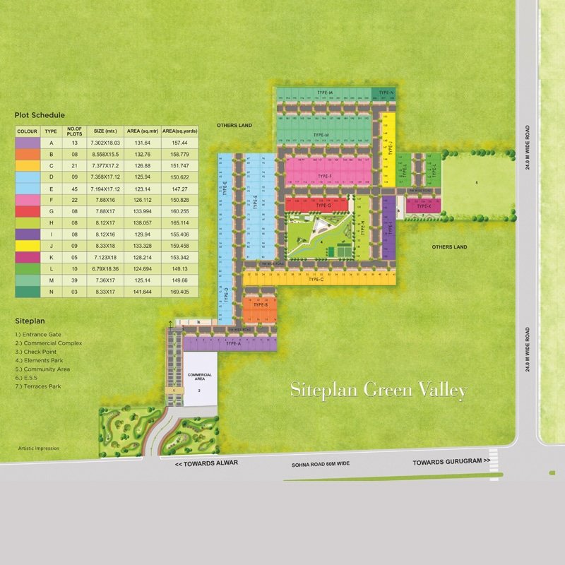 Lion-Infra-Green-Valley-Site-Plan