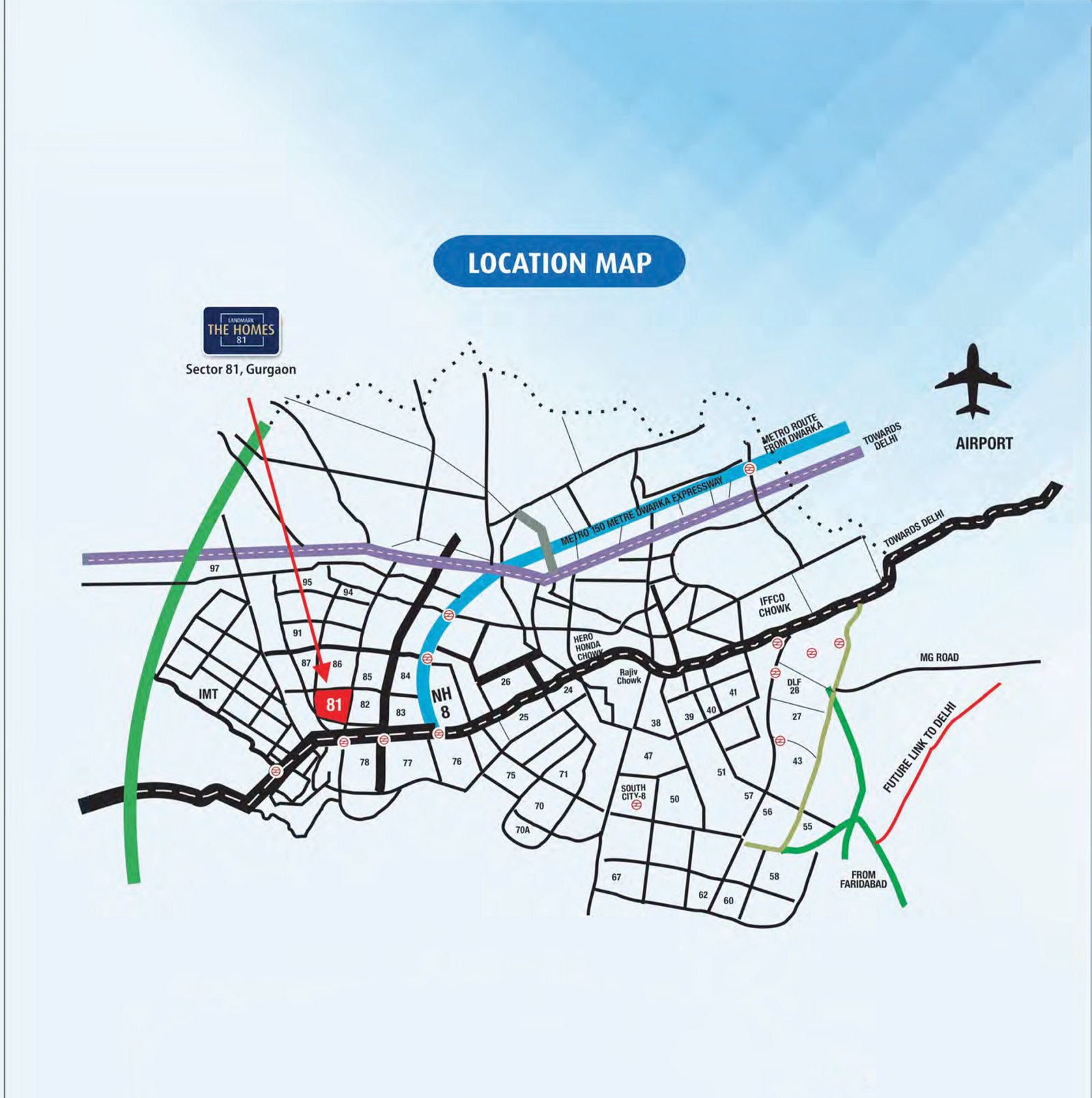 Landmark The Homes 81 Location Map