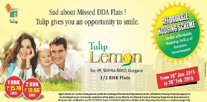 Draw Results of TULIP LEMON Affordable Sector 69 Sohna Road Gurgaon 1 Draw Results of TULIP LEMON Affordable Sector 69 Sohna Road Gurgaon